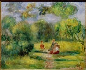 Renoir, Landschaft mit Personen