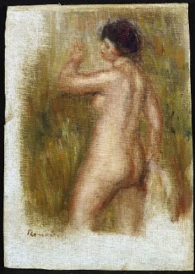 The Bather (oil on canvas laid down on panel)