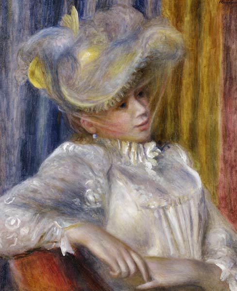 Frau mit Hut (Femme au chapeau) 1891