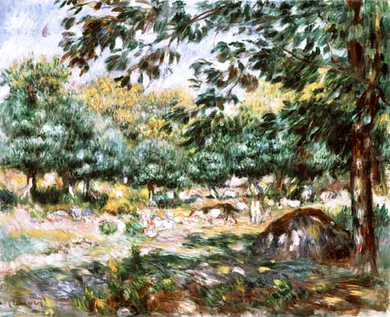 Treboul near Douarnenez von Pierre-Auguste Renoir