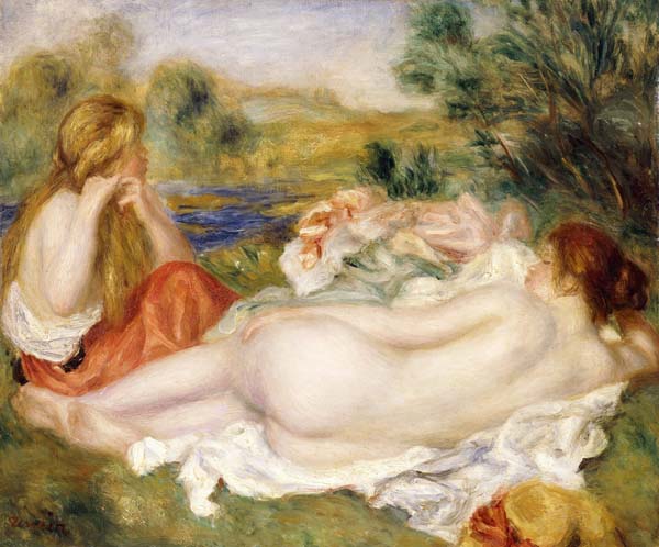 Two Bathers von Pierre-Auguste Renoir