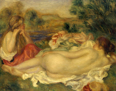 Two Bathers von Pierre-Auguste Renoir