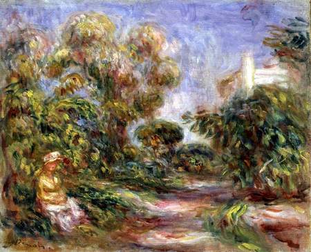 Woman in a Landscape von Pierre-Auguste Renoir