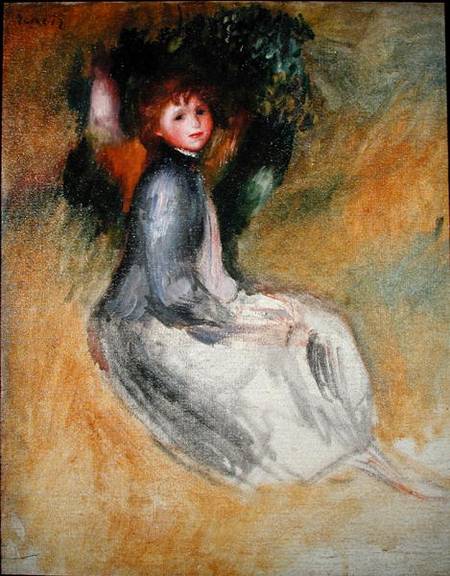 Young girl von Pierre-Auguste Renoir