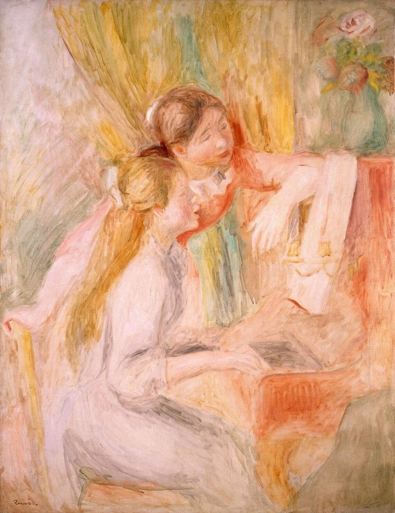 Zwei Mädchen am Klavier von Pierre-Auguste Renoir