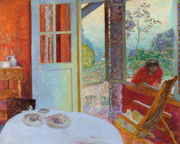 Das Eßzimmer auf dem Lande von Pierre Bonnard