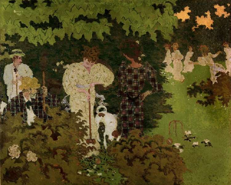 Crépuscule ou La partie du croquet von Pierre Bonnard