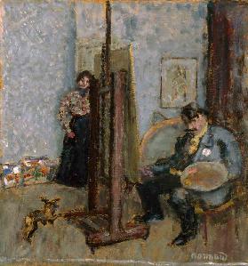 Das Atelier des Malers 1905