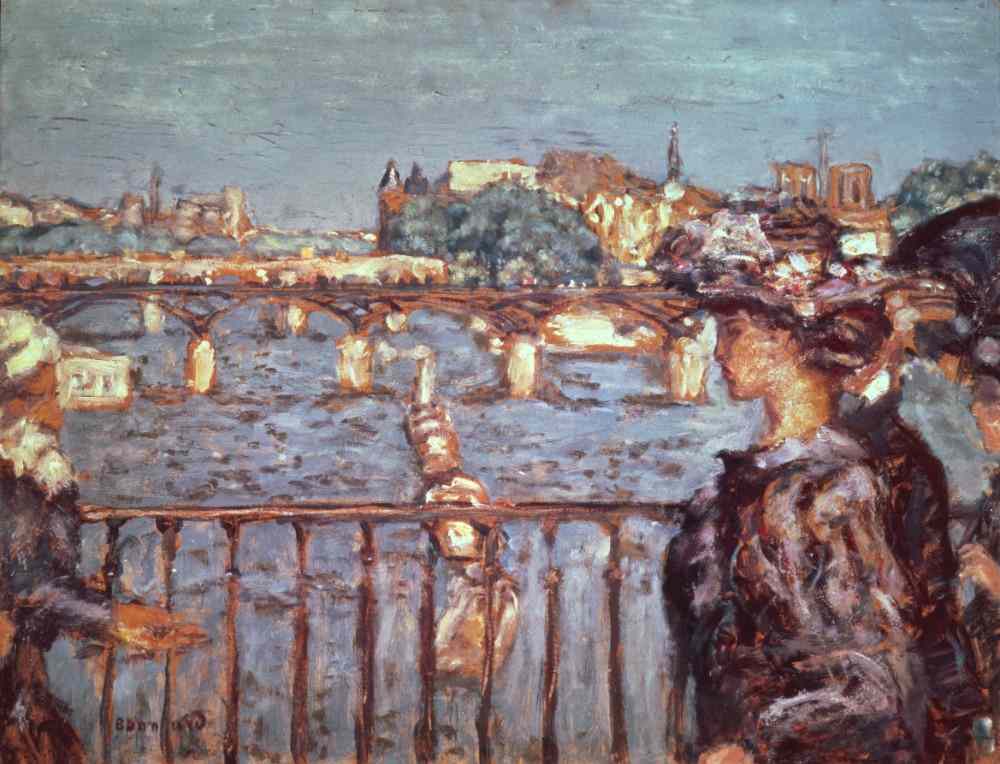 Die Pont des Arts von Pierre Bonnard