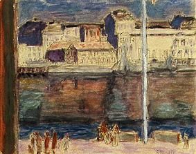 Der Hafen von St. Tropez. von Pierre Bonnard