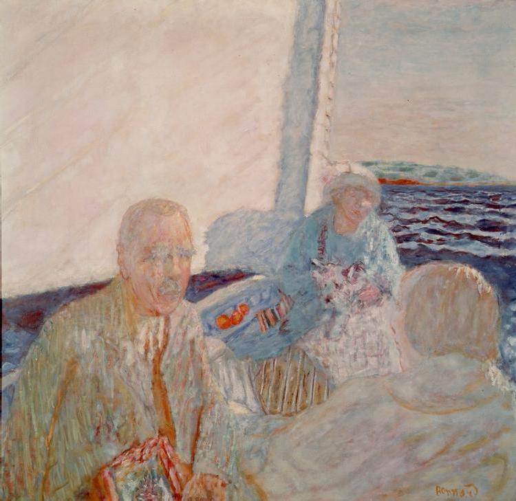 Im Segelboot von Pierre Bonnard