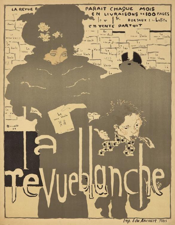 La revue blanche (Plakat) von Pierre Bonnard