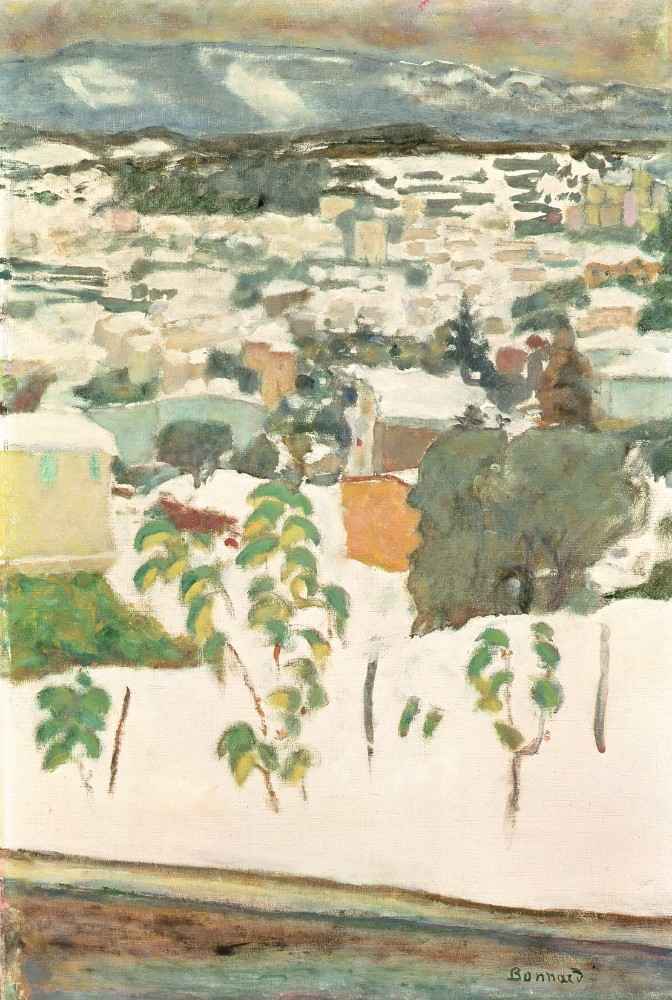 Le Cannet im Schnee von Pierre Bonnard