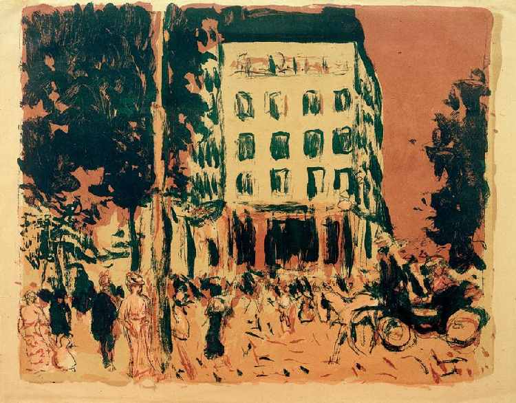 Les Boulevards von Pierre Bonnard