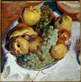 Nature morte, trois grappes de raisin 1926