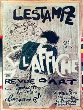 Plakat für die LEstampe und die Affiche Revue dArt 1897