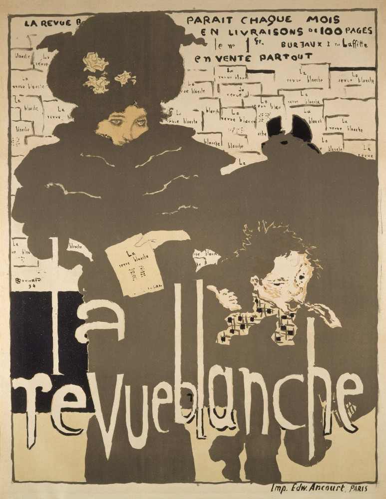 Plakat für La Revue Blanche von Pierre Bonnard