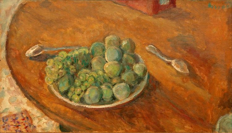 Prunes et raisins von Pierre Bonnard