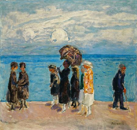 Spaziergänger am Meer (Promeneurs au Bord de la Mer) 1916