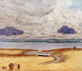 Der Strand bei Ebbe (Ebbe bei Arcachon) 1920