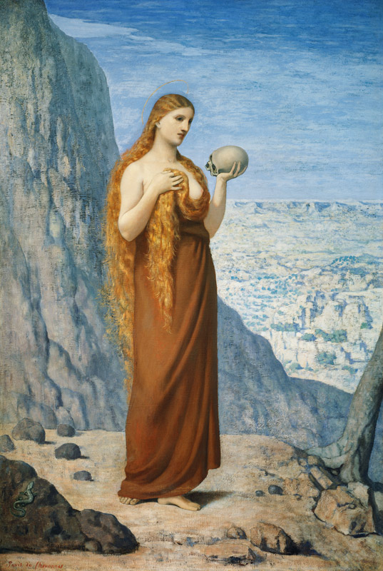 Die heilige Maria Magdalena in der Wüste von Pierre-Cécile Puvis de Chavannes