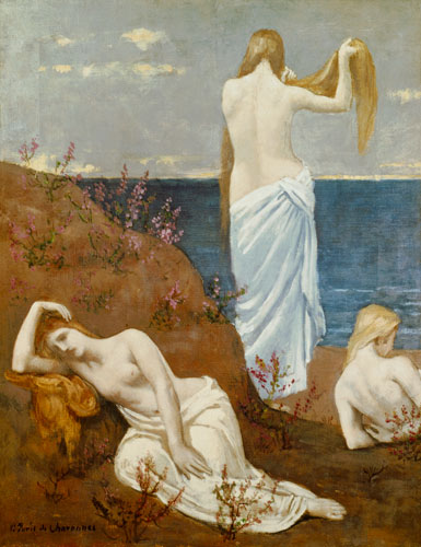 Young Girls by the Sea von Pierre-Cécile Puvis de Chavannes