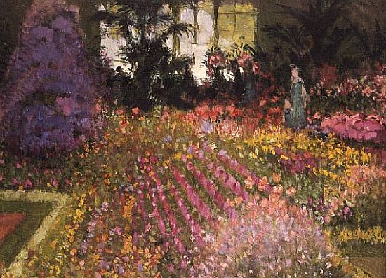 The Flower Garden von Pierre-Eugène Montézin