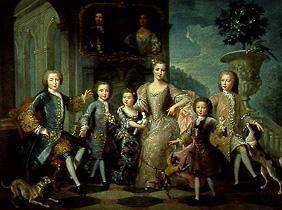 Die Familie des Herzogs von Valentinois.