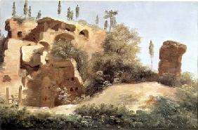 Ruins at the Villa Farnese 1780