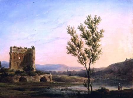 View of the Outskirts of Rome von Pierre Henri de Valenciennes