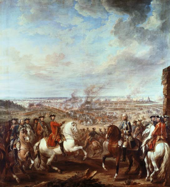 The Battle of Fontenoy von Pierre Lenfant