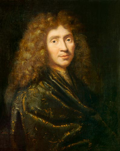Portrait of Moliere (1622-73) von Pierre Mignard