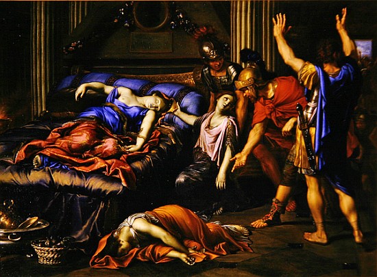 The Death of Cleopatra von Pierre Mignard