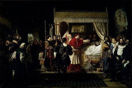 Honours paid to Raphael after his death von Pierre-Nolasque Bergeret