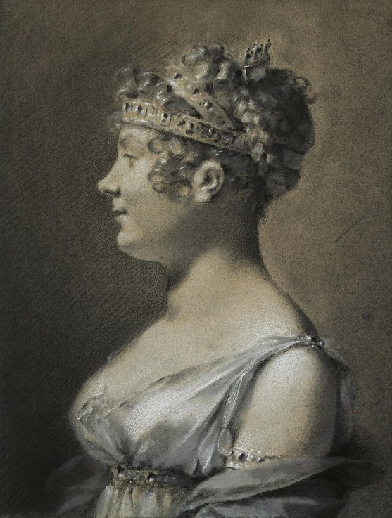 Porträt der Madame Talleyrand-Périgord, Princesse de Bénévent von Pierre-Paul Prud'hon