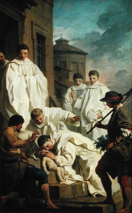 Study for St. Benedict Resuscitating a Child von Pierre Subleyras
