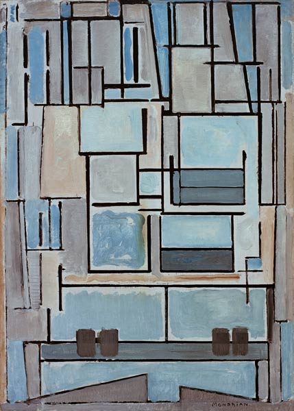 Composition No. VI von Piet Mondrian