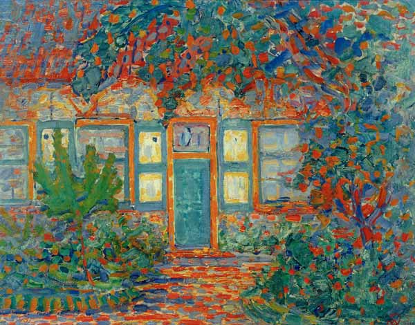 Kleines Haus im Sonnenlicht von Piet Mondrian