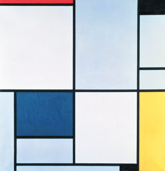 Tableau 1 von Piet Mondrian