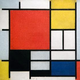 Komposition mit Rot, Gelb, Blau und Schwarz 1921