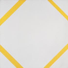 Lozenge Composition with Four Yellow Lines 1933