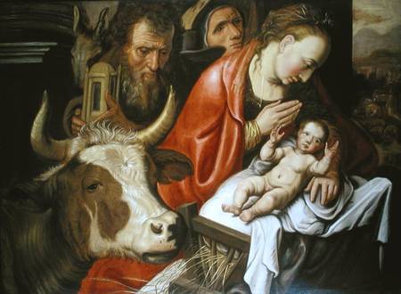 The Adoration of the Shepherds von Pieter Aertzen