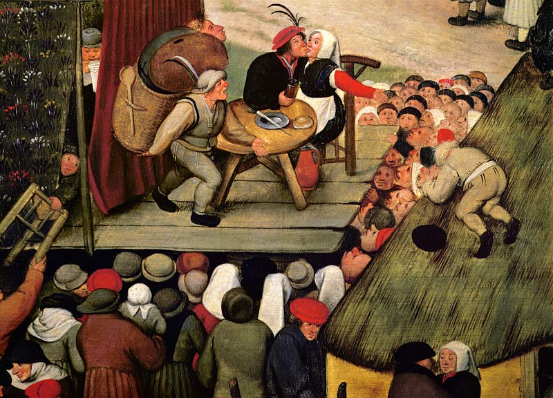 Fair with a Theatrical Performance von Pieter Brueghel d. J.