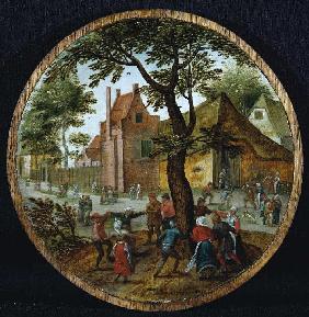 Tanzendes Bauernvolk. 1625