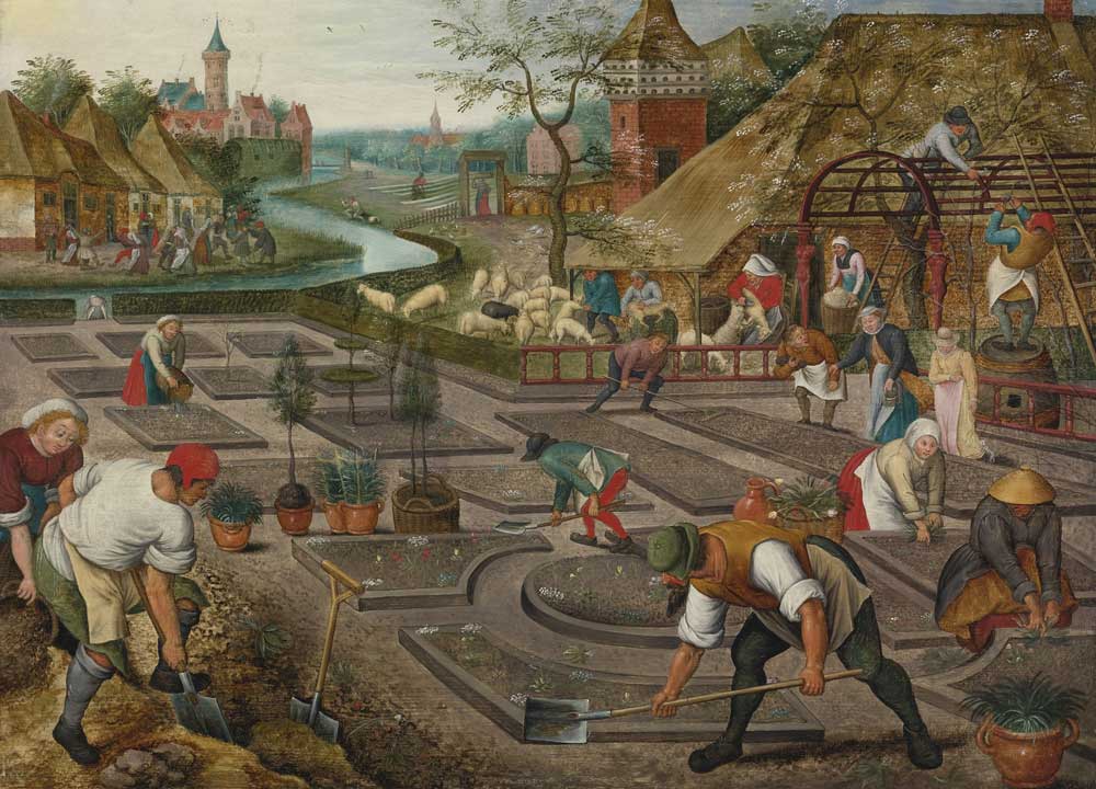 Frühling von Pieter d. J. Brueghel