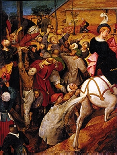 Das Fest des hl. Martin (Fragment) von Pieter Brueghel  III.