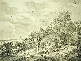 In the Dunes outside Haarlem 1655