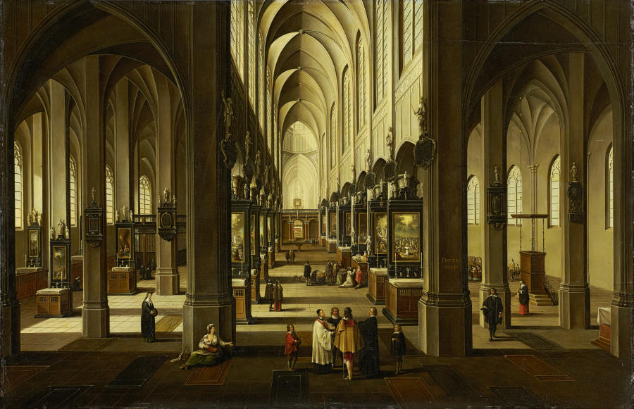 Das Innere der Antwerpener Kathedrale von Pieter Neefs d. J.