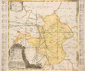 Leipzig, Landkarte um 1770