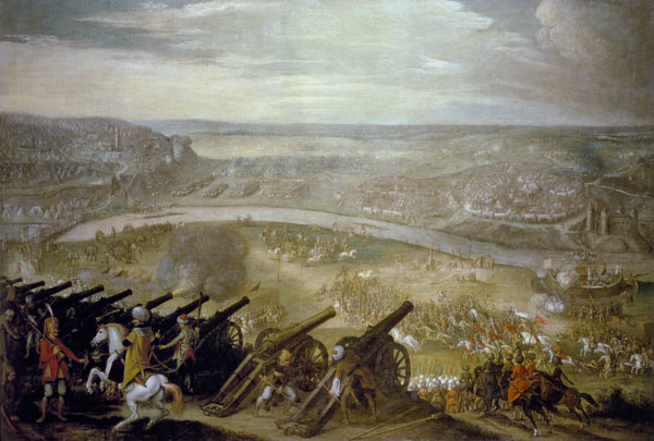Sulieman's siege of Vienna in 1529 von Pieter Snayers